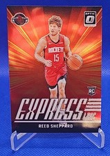 Reed Sheppard Rookie RC 2024-25 Panini Donruss Optic Express Lane #16 Rockets