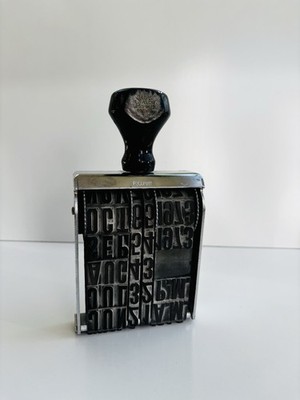 Large Rubber Stamp Date Denver Vintage