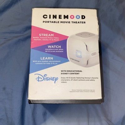 CINEMOOD CNMD0016 Portable Movie Theatre Projector - White