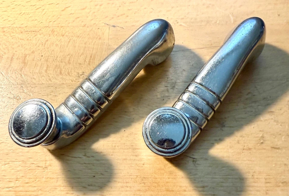 Manivela de ventana Mercury 1949 1950 manijas de bobinadora 49 50 Merc Resto Rod # 7803 Fomoco Foto 4 de 4