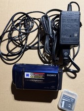 Sony Handycam DCR-SX40 Blue Camcorder with Power Cable