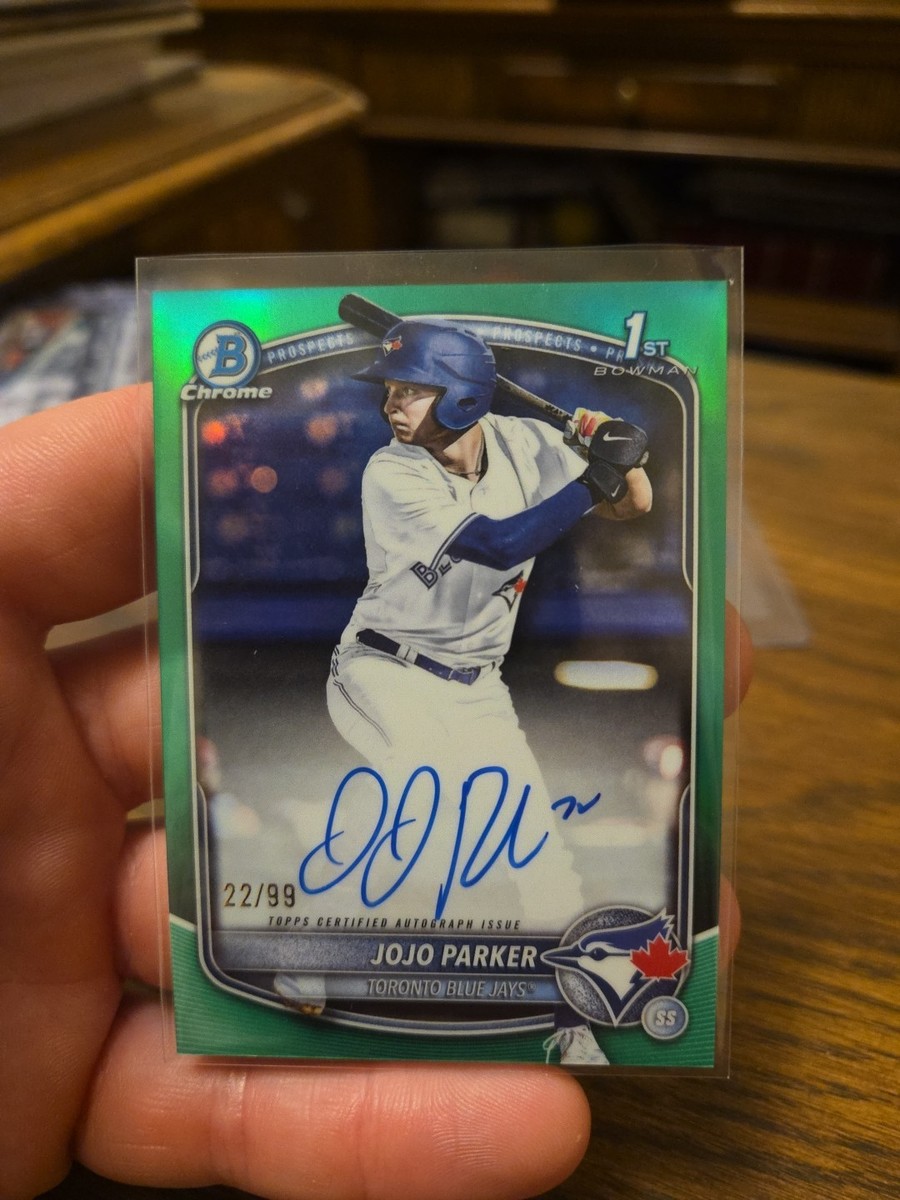 2025 Bowman Draft Chrome JOJO PARKER 1ST AUTO true Green Refractor
