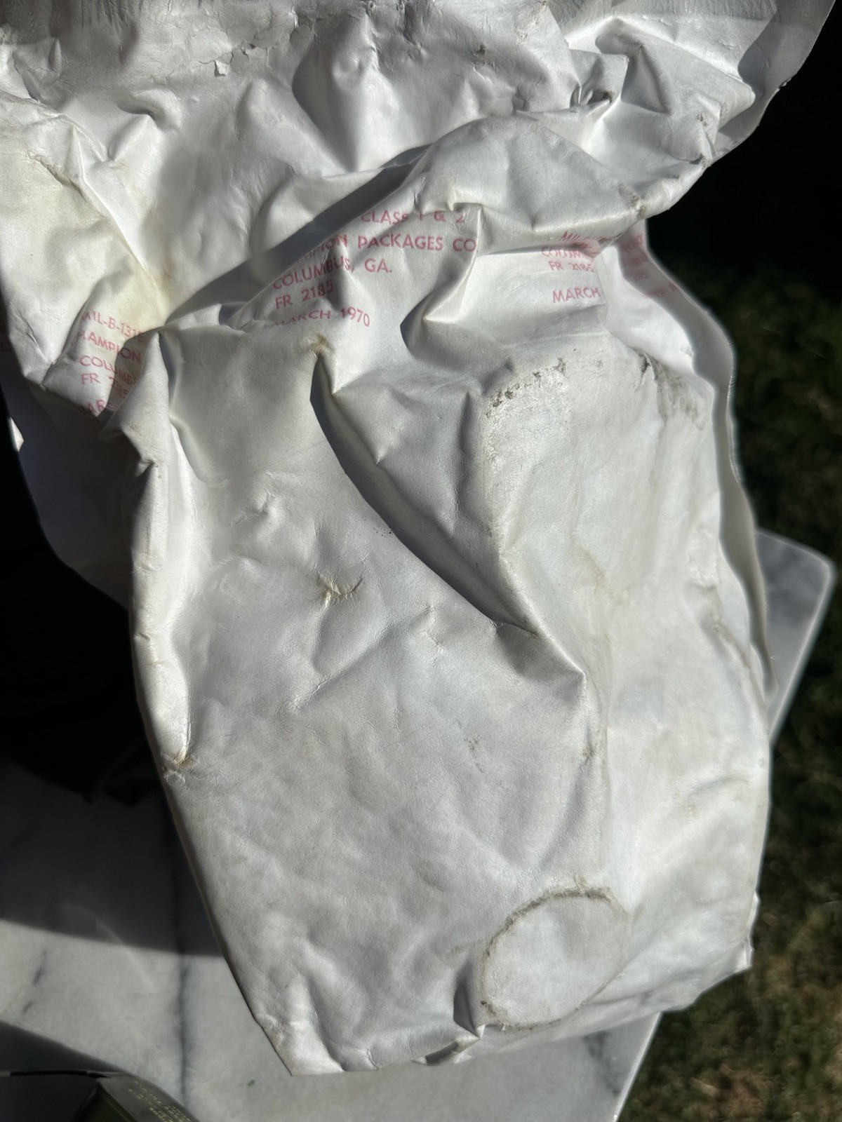 Vintage US  M17A1 Chemical Gas Mask MSA Size Medium With Bag and Extras 