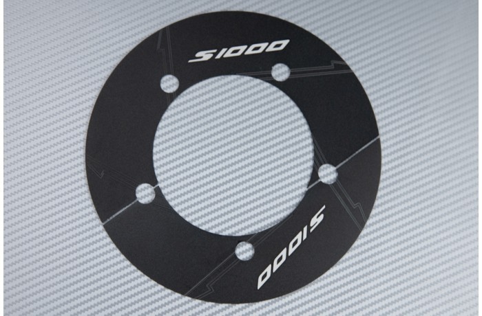 Caches couronne noir BMW S 1000 XR 2020 0E41 en aluminium pour protection moto