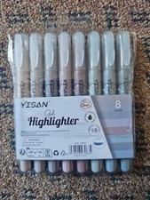YISAN Bible Highlighter, Dry Highlighter 1 Count Pack of 8 CT1