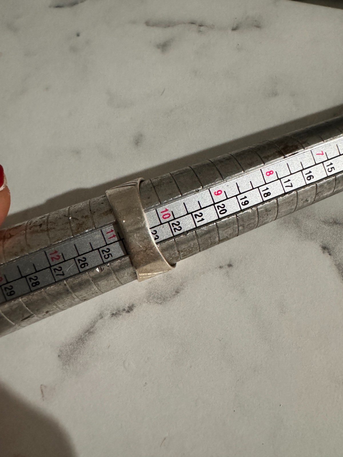 Jay King Ring Malachite Triangle Chunky Sterling … - image 6