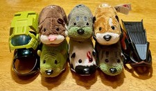 Zhu Zhu Pets Lot Of 6 tested and Works w 3 Battle Armors, Smoke/pet free home