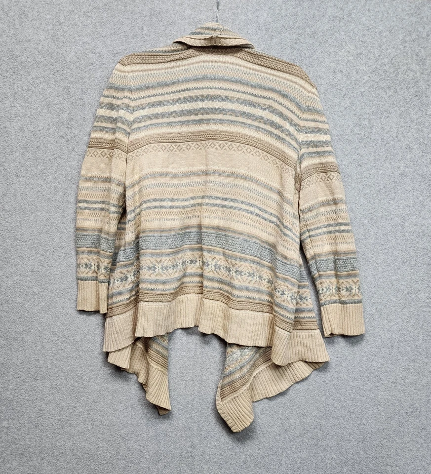 Cárdigan Suéter Chaps Denim Azteca Suroeste 3X Mujer Mezcla Algodón Foto 4 de 4