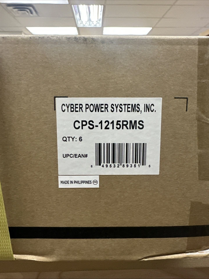 Case Of 6 - CyberPower CPS-1215RM Rackmount - Black - Image 2 of 4
