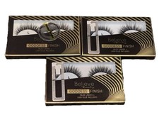 3 Pack Believe Beauty Eye Lashes GODDESS Fini...
