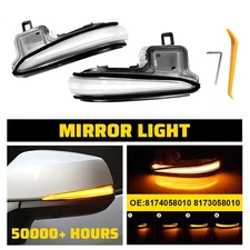 LED Side Mirror Signal Light Sequential Amber For Toyota RAV4 MK5 XA50 2019-2023
