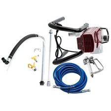 High Pressure AIRLESS INTERIOR WALL PAINT SPRAYER GUN KIT MACHINE 230v 50Hz