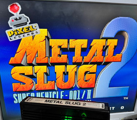 US Seller - Metal Slug 2 SNK Cartridge Neo Geo MVS -Authentic- Tested & working