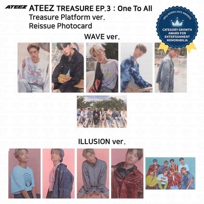 ATEEZ TREASURE EP.3 One to All Platform ver. Reissue Photocard | eBay ATEEZ TREASURE EP.3 One to All Platform ver. Reissue Photocard | eBay
