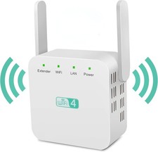 Net Boost, Netboost WiFi Extender 2024, Booster Signal Booster, white