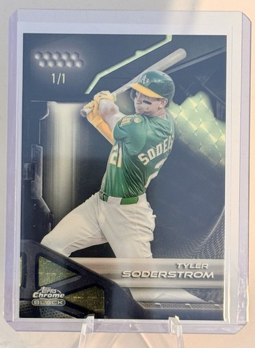 2026 Topps Chrome Black Oakland Athletics Tyler Soderstrom Superfractor 1/1