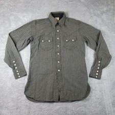 Vintage Western Ranchman Outfitters Shirt Mens Medium 15 -35 1940s Pearl Snap