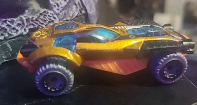 2018 HOT WHEELS SPACE DUNE-A-SOAR ASTEROID RUN #03 GOLD DIECAST 2 7/8''