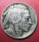 1915 US Buffalo Nickel! "Philadelphia" Mint! Very Fine! Old US Coin!
