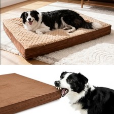Indestructible 42 Dog Bed for Large Dogs   Waterproof, Washable, Removable Co...