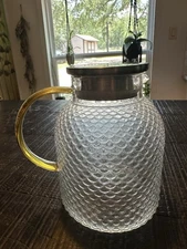 ZBUFAN Water Jug with Lid, Heat Resistant Water Carafe