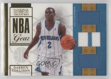 2009-10 Playoff National Treasures NBA Gear Trios 20/25 Darren Collison #21 cr1