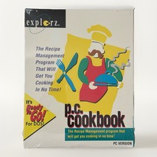 VTG Explorz P.C. Cookbook Recipe Management Software Package for DOS NEW SEALED