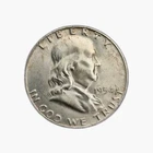 1954 D Franklin Half Dollar UNCIRCULATED. 90% Silver