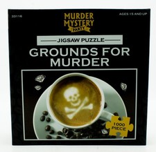 Murder Mystery Party - Grounds for Murder Jigsaw Puzzle 1000 Piece - 33116