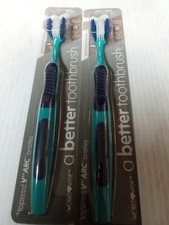 World Wide Daily Toothbrush 2 Pack Ultra Soft CL - V ARC Blue And Green