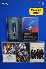 KISS Cassette Lot 5 Ace Frehley Love Gun Lick It Up Animalize Tested