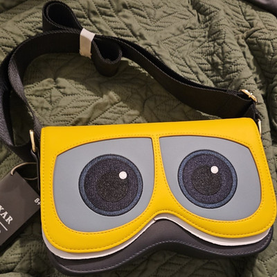 Loungefly Disney Wall-E Small Crossbody Bag Yellow Gray Black
