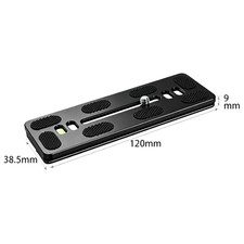 Quick Release Plate Long Release Clip Adapter for Arca Swiss Clamp Tripod Head M