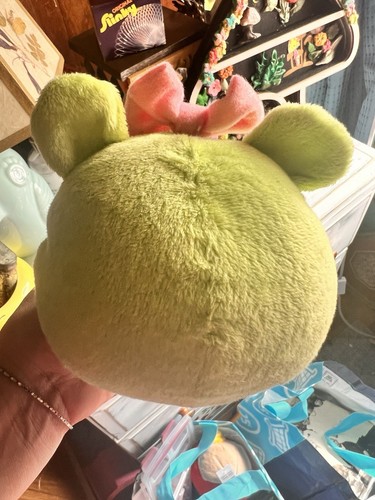 Angry Birds Plush Green Girl Pink Bow 5.5" No Sound - Picture 5 of 7