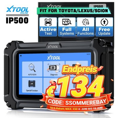 XTOOL IP500 für Toyota Lexus Bidirektionaler OBD2-Scanner Vollständige Diagnose