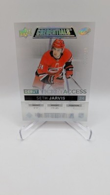 Upper Deck Credentials Acetate Rookie Seth Jarvis #DTA-SJ Hurricanes NHL /249