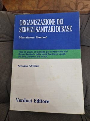 Organisation der grundlegenden Gesundheitsdienste Fiumanò 1992 Verducci K