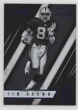 2016 Panini Absolute Retired Spectrum Blue Tim Brown #112 HOF 1n0