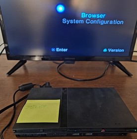 2 Sony PlayStation 2 PS2 Slim Black SCPH-75001 & 70012 Consoles Parts Only As Is