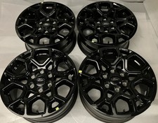 Four 2025 FORD F150 Factory 18 Wheels OEM 10340 RIMS ML341007BA Gloss Black