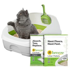 Cat Litter Box System, Breeze System Starter Kit Litter Box,