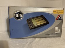 Vtg Palm IIIxe Handheld Personal Organizer PDA Original Box Manuals Disc Cradle