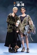 Mr.Z Model Studio 1/6 City Girl Mu Bing 2 Pack CG001 A CG001 B City