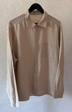 Valentino Uomo Men's T shirt Vintage Long Sleeve Full Zip Beige