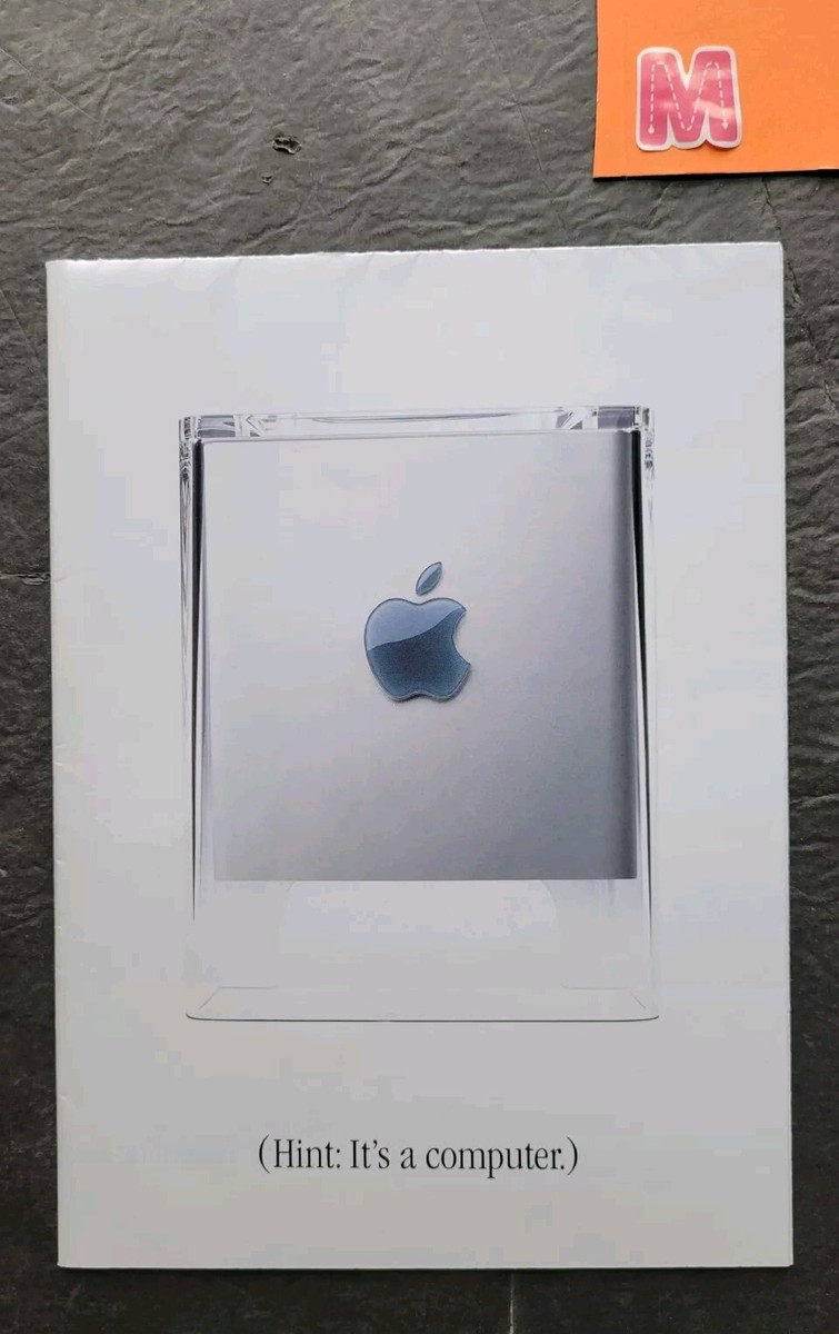 Apple Power Mac G4 Cube Computer Promo Poster Ad Magazine Insert
