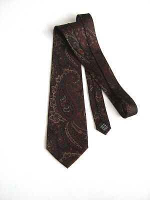 OLEG CASSINI NEU NEW REINE SEIDE PURE SILK HANDMADE HAND MADE