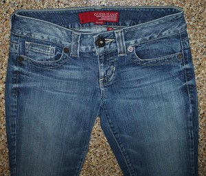 Women-039-s-GUESS-Daredevil-Flare-Boot-Cut-Stretch-Blue-Jeans-Actual-size-29W-x-32L