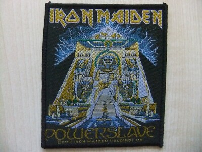 Iron Maiden Powerslave Aufnäher Patch Helloween Black Sabbath Saxon Blaze Bayley