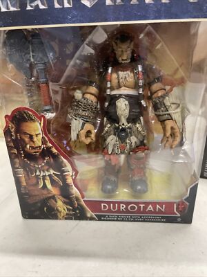New World of Warcraft Movie Durotan 6 inch Action Figure with axe For the HORDE