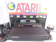 Atari 2600 Black Vader Video Game Console Boxed (Tested and Working) PAL